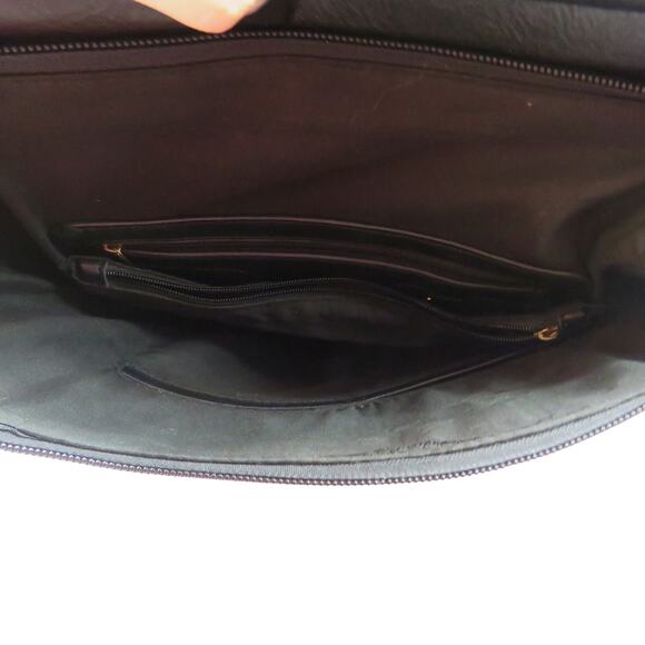 Virago Vegan Leather Backpack Black Shoulderbag Convertible 2 Way Backpack main image 7